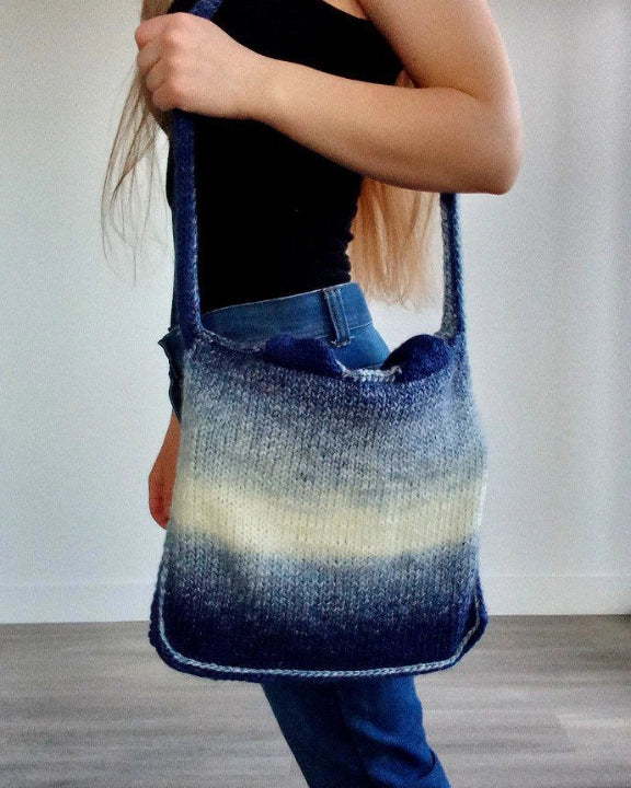 Sea 🌊 bag (combo knit/crochet)