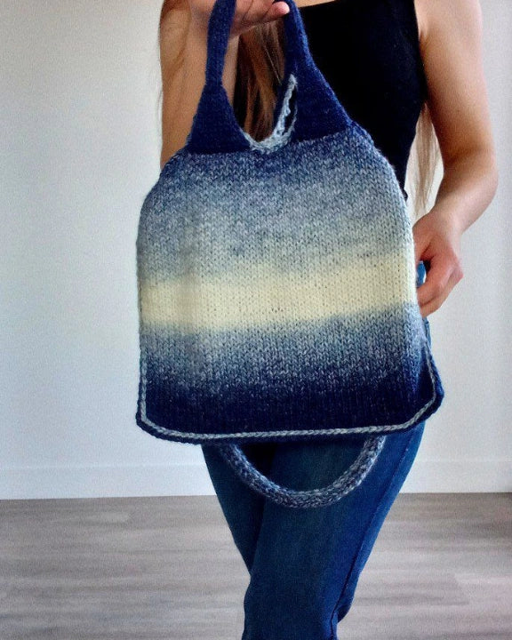 Sea 🌊 bag (combo knit/crochet)