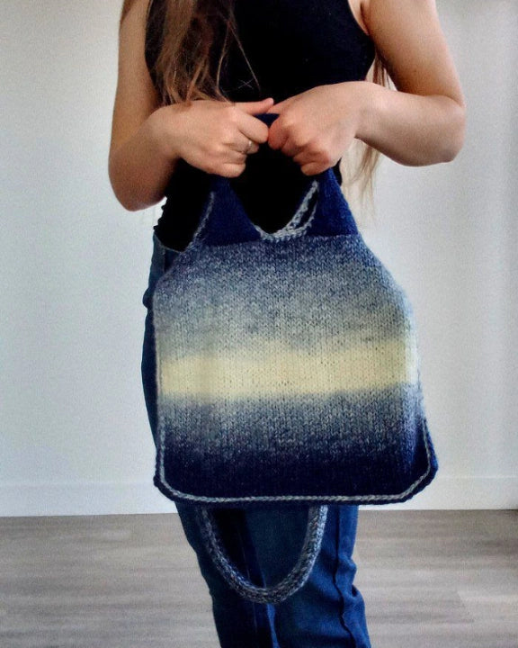 Sea 🌊 bag (combo knit/crochet)