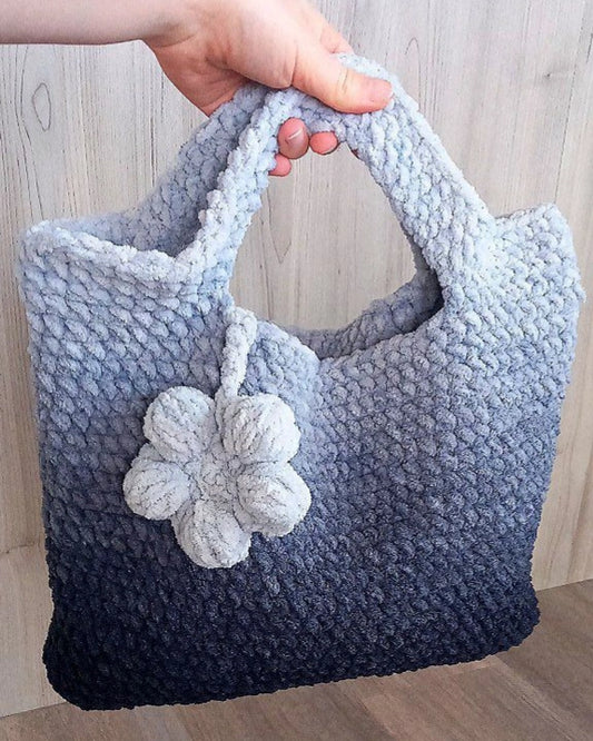 Peluche bag with flower :)