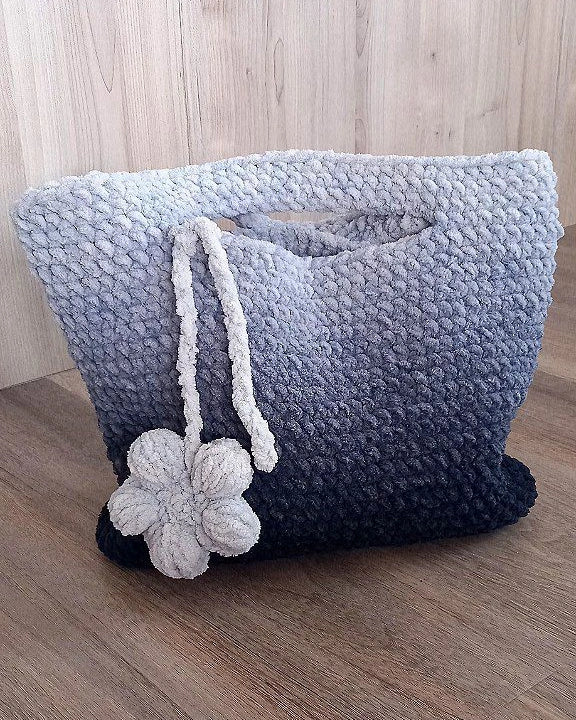 Peluche bag with flower :)