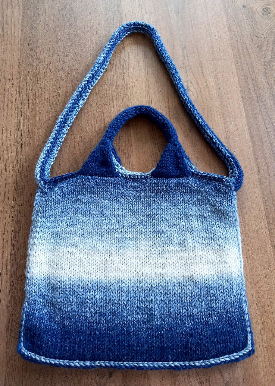 Sea 🌊 bag (combo knit/crochet)