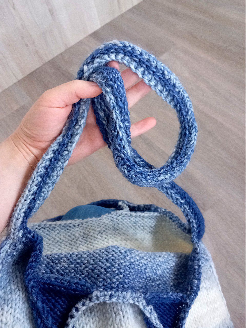 Sea 🌊 bag (combo knit/crochet)