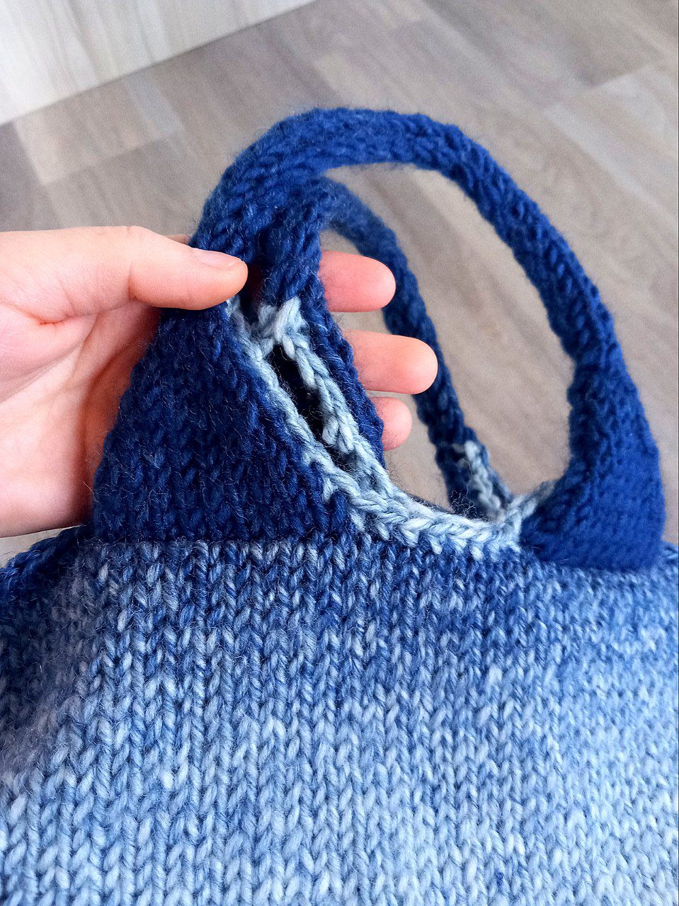 Sea 🌊 bag (combo knit/crochet)