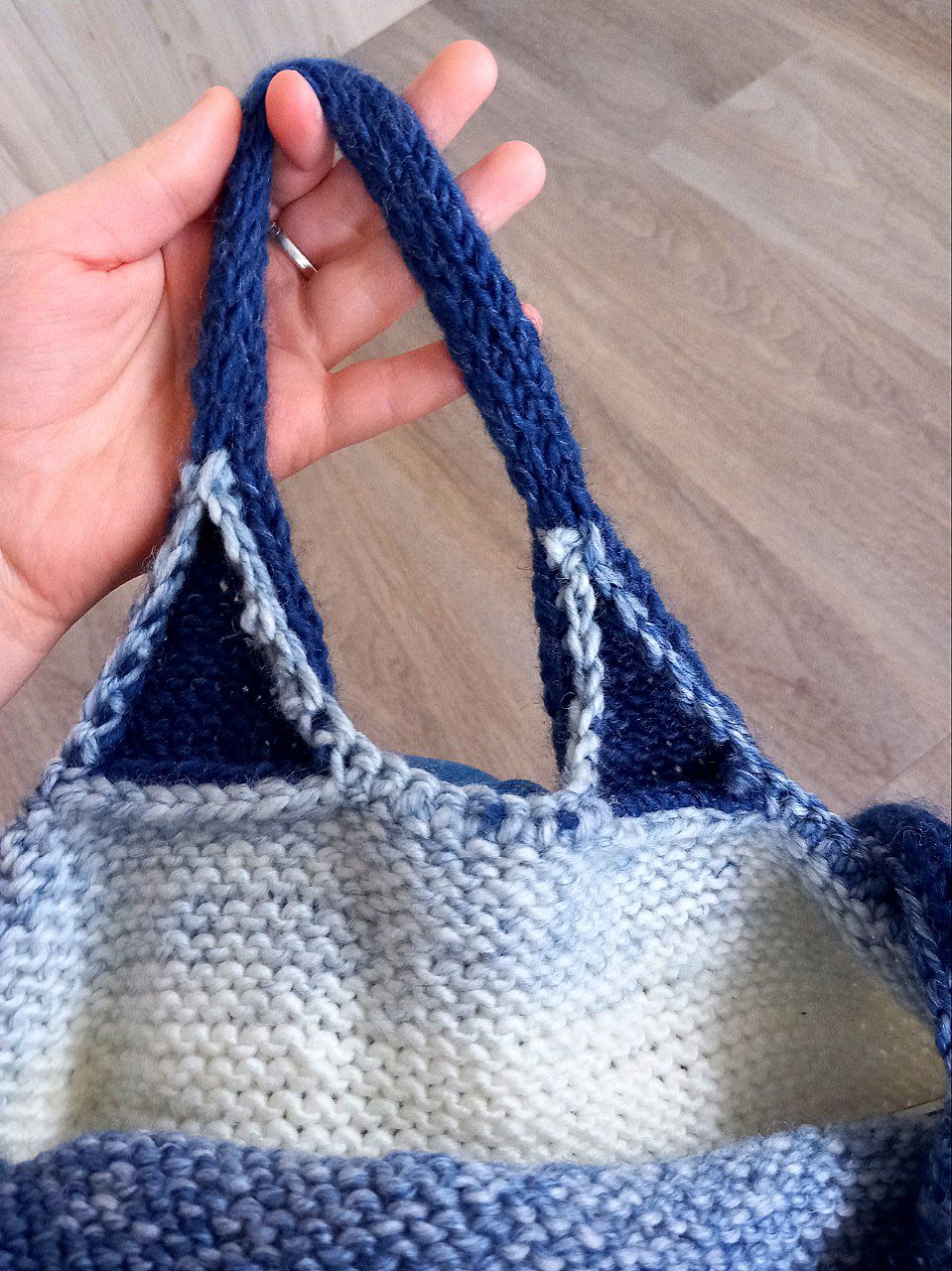 Sea 🌊 bag (combo knit/crochet)